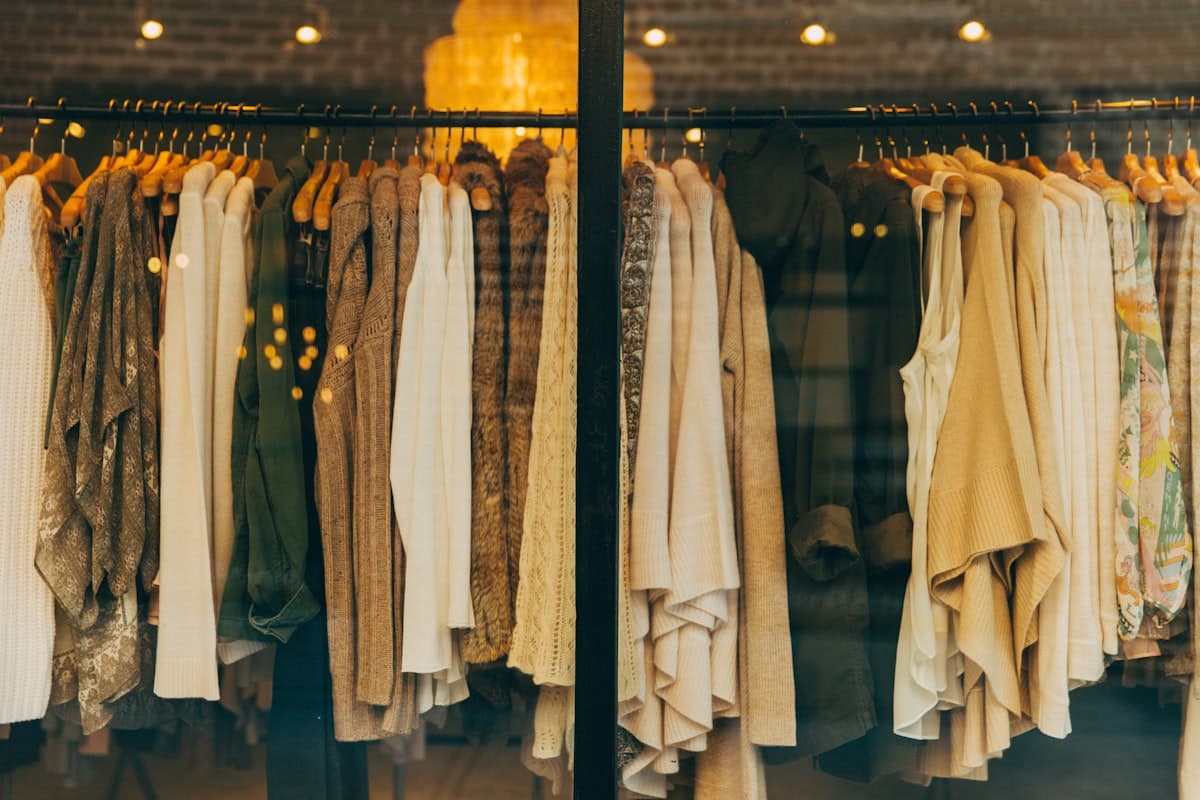 Fashion boutique interior in Nigeria
